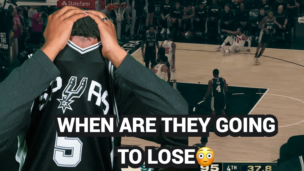 HAWKS /Steph Castle Fan Crashes Out Very Concerning Reacting To  | Spurs vs Knicks NBA Finals Game 1