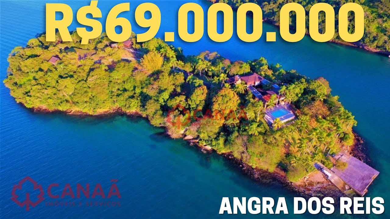 ILHA PARADISÍACA A VENDA EM ANGRA, A MAIS LUXUOSA DO BRASIL, PRAIA PRIVATIVA, ENERGIA SUSTENTÁVEL🌴