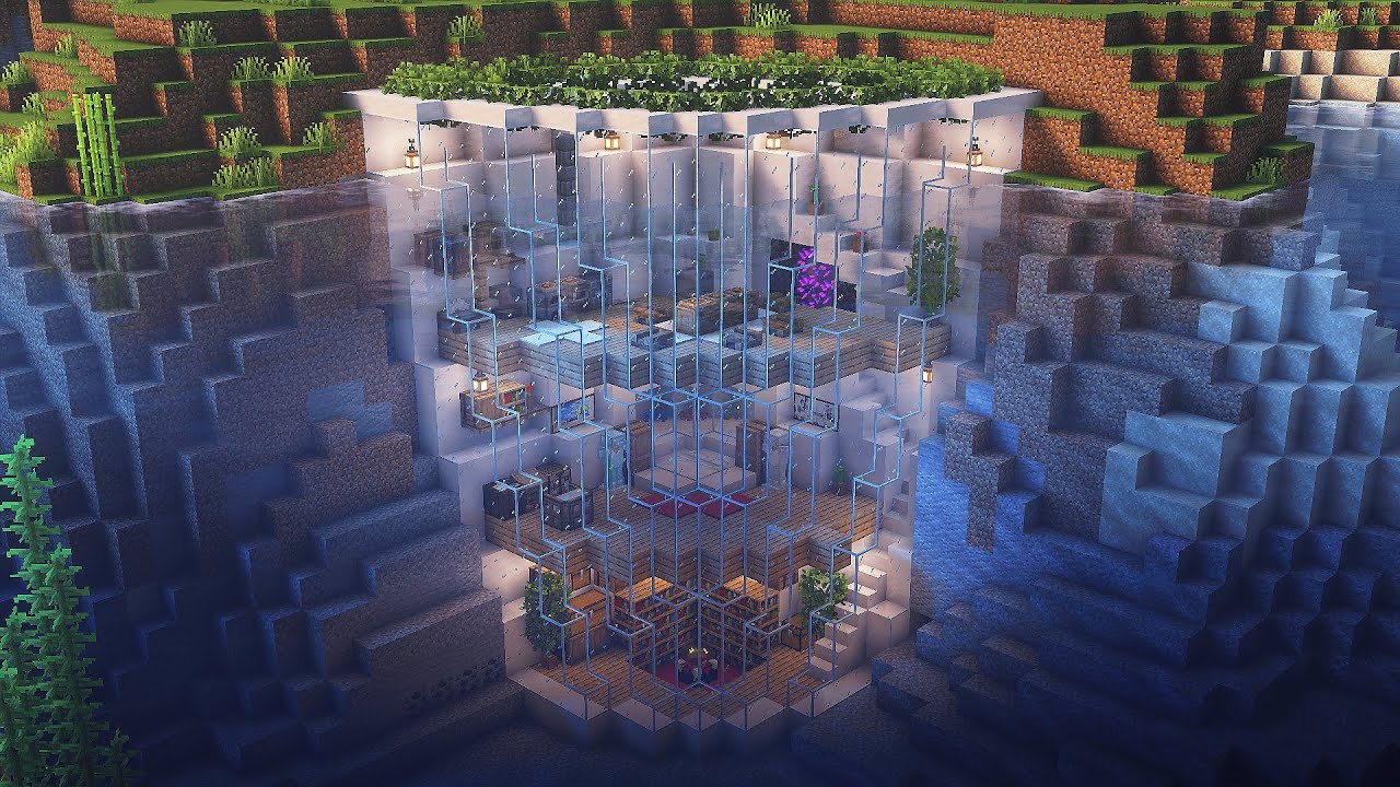 Minecraft: How To Build an Underwater Base | Tutorial