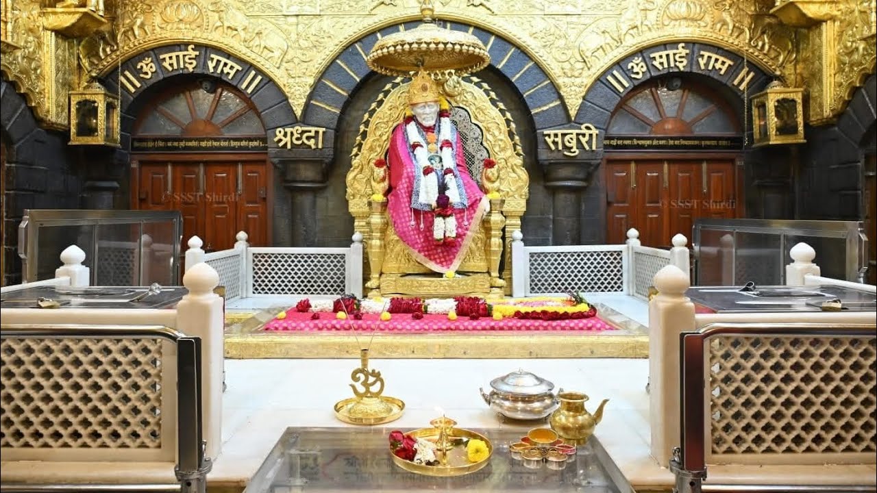 சீரடி சாய்பாபா வெள்ளிக்கிழமை காலை தரிசனம் 🕉️ Shirdi Saibaba Friday Morning Darshan! #saibaba 