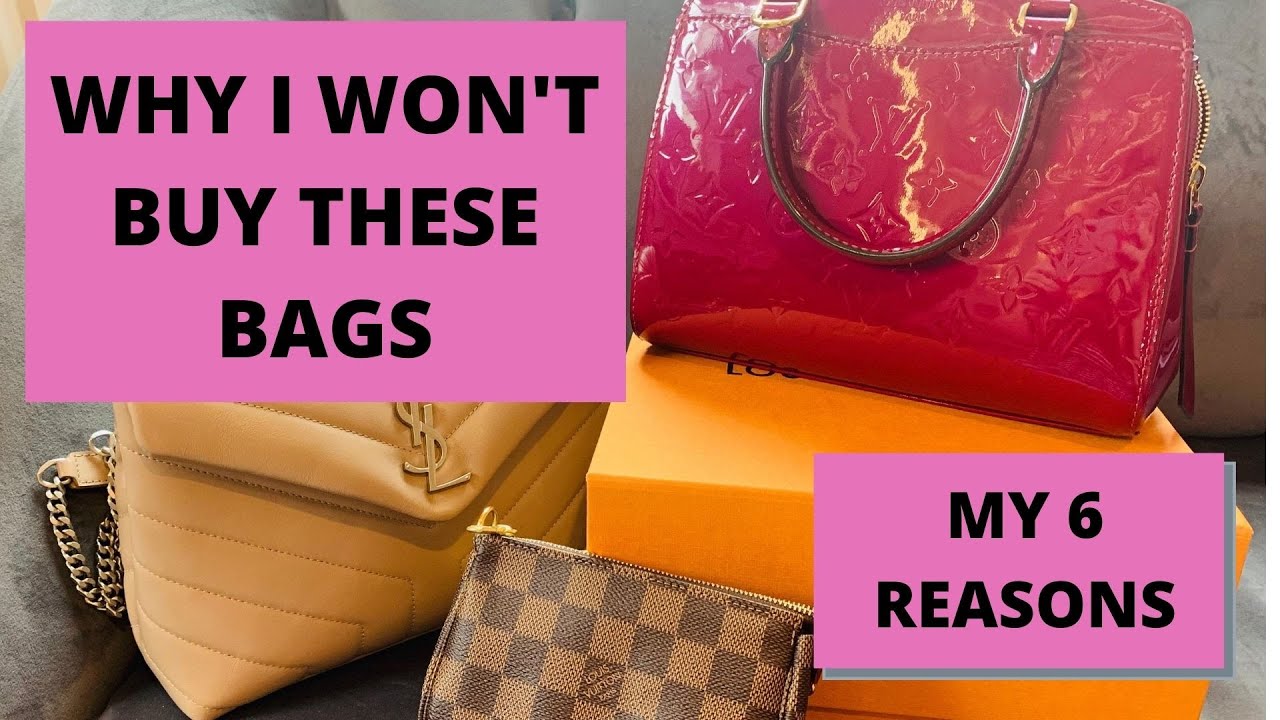 MY 6 HANDBAG DEAL BREAKERS, WHY I WON'T BUY THESE BAGS: tag video.