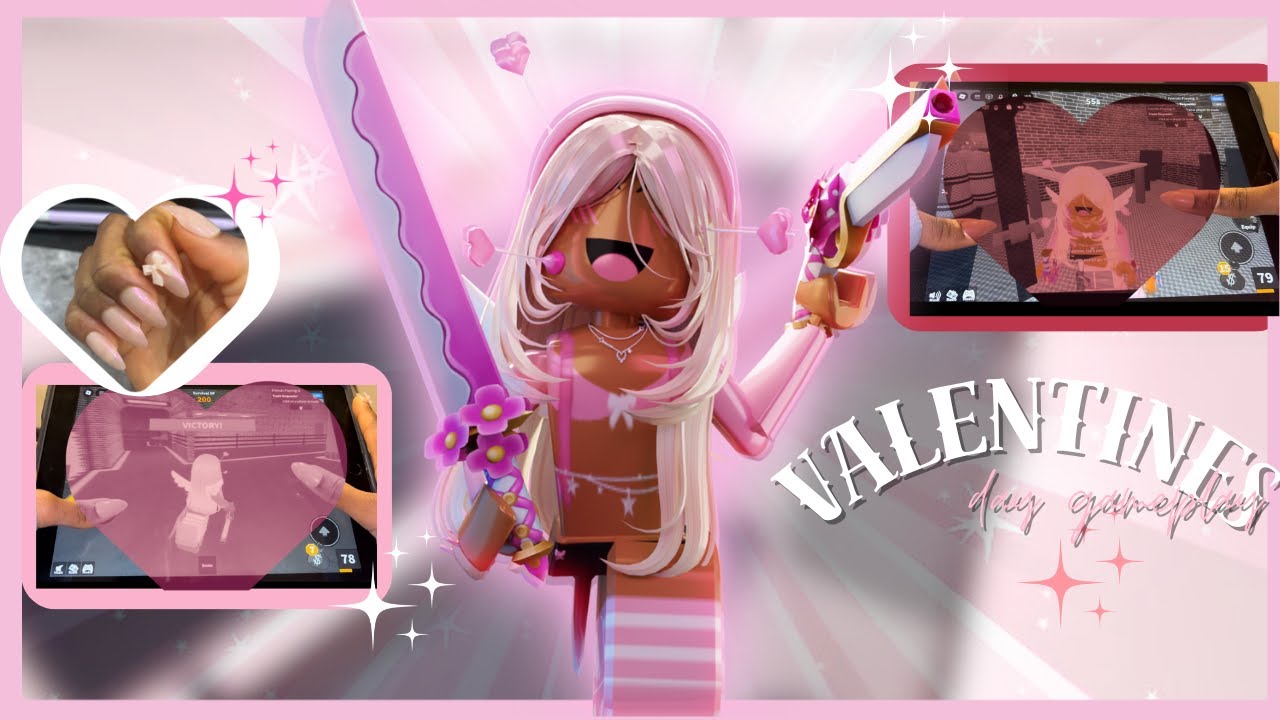 MM2 VALENTINES GAMEPLAY AND HANDCAM ON IPAD 💘
