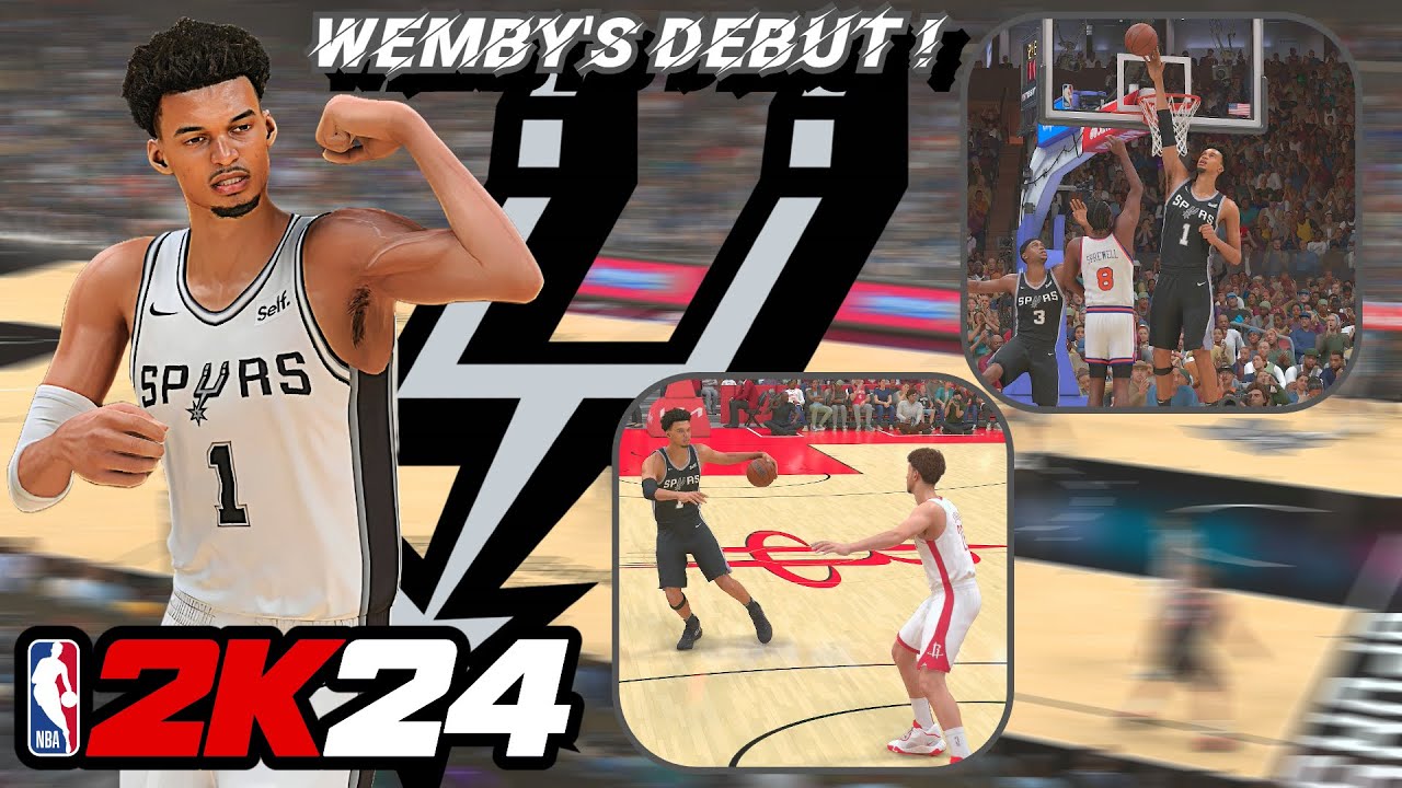 WEMBY'S DEBUT ! | NBA 2K24 Play Now Online Gameplay