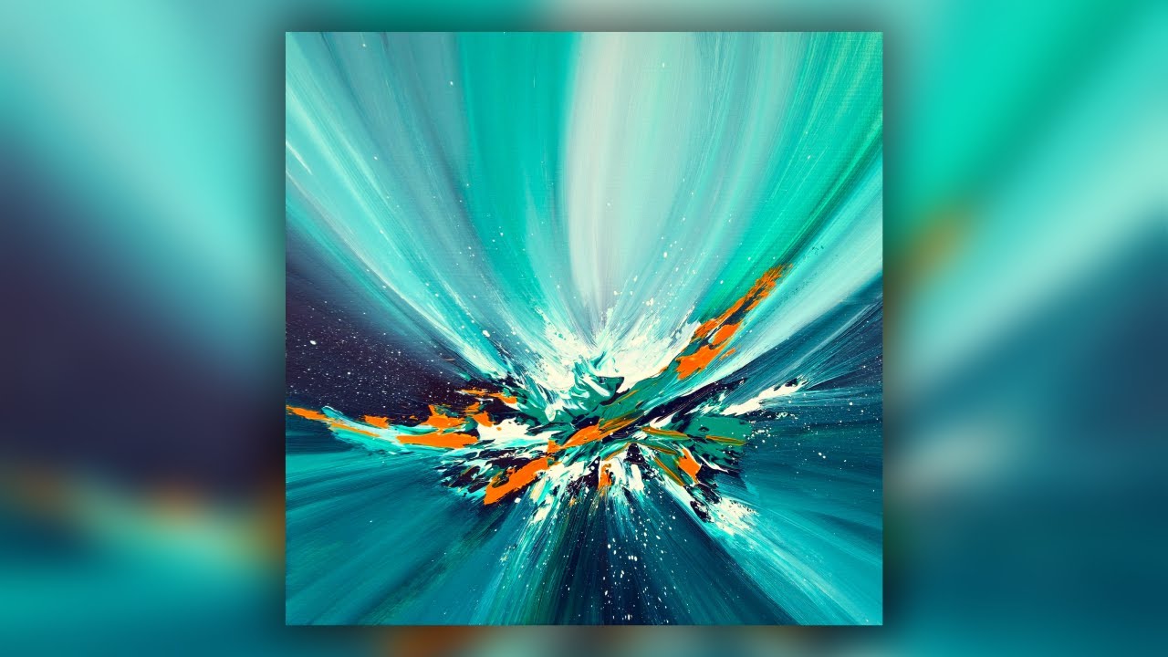 Abstract Acrylic Painting | Calm & Intuitive Palette Knife Process #111