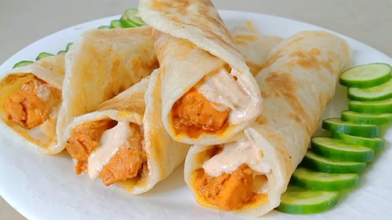 Chicken Tandoori Paratha Roll Recipe | Chicken Paratha Roll | Quick Recipe