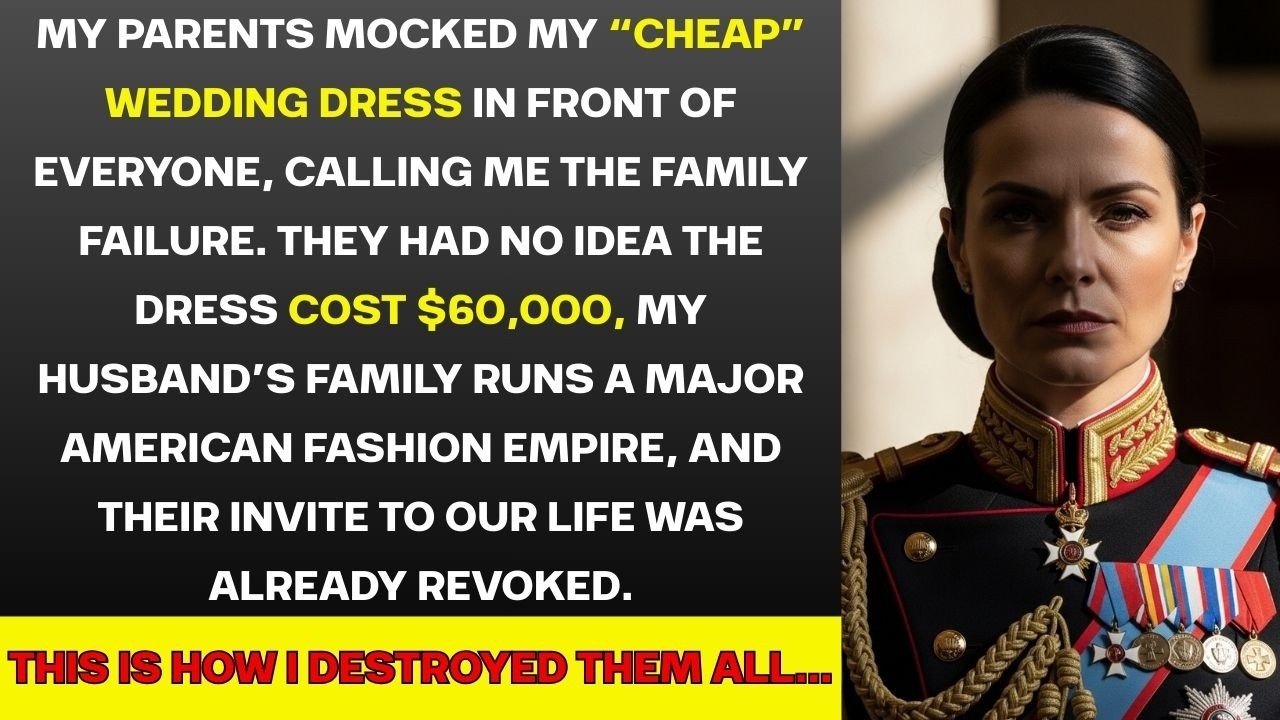 My Parents Mocked My “Cheap” Wedding Dress — They Had No Idea It Was a $60,000 Couture Gown