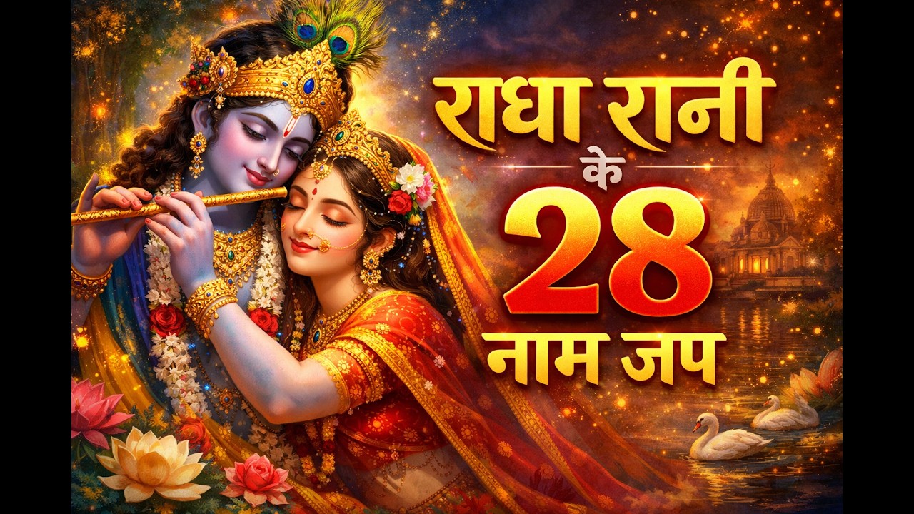श्री राधा राणी के 28 नाम जप | Shree Radha Rani Ke 28 Naam Jap | Shri Krishna Gita Saar
