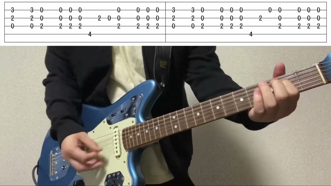 the pillows / 彼女は今日, （RETURN TO THIRD MOVEMENT! ver.）ギター弾いてみた。【guitar cover】【tab】