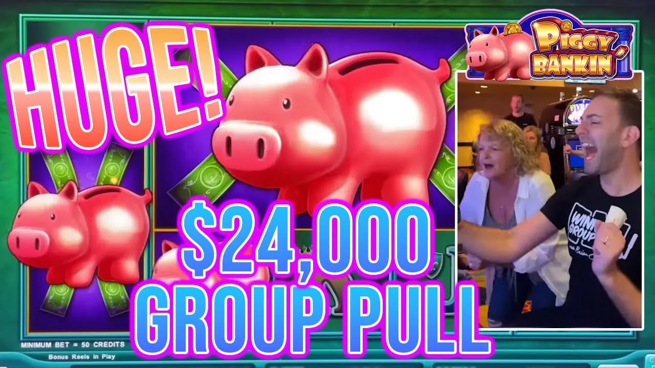 🔴 ОГРОМНЫЙ ПРИЗ В 24 000 ДОЛЛАРОВ ⫸ ГРУППОВОЙ ИГРОВОЙ СЛОТ PIGGY BANKIN ⫸ BCSLOTS @ HOLLYWOOD ST....