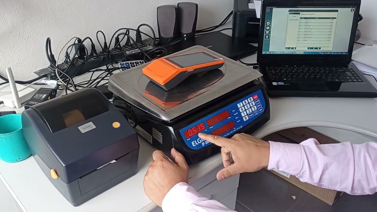 VIDEO AULA ENSINANDO A COLOCAR CODIGO DO PRODUTO NA BALANCA ELGIN DP3005 E IMPRIMINDO ETIQUETA