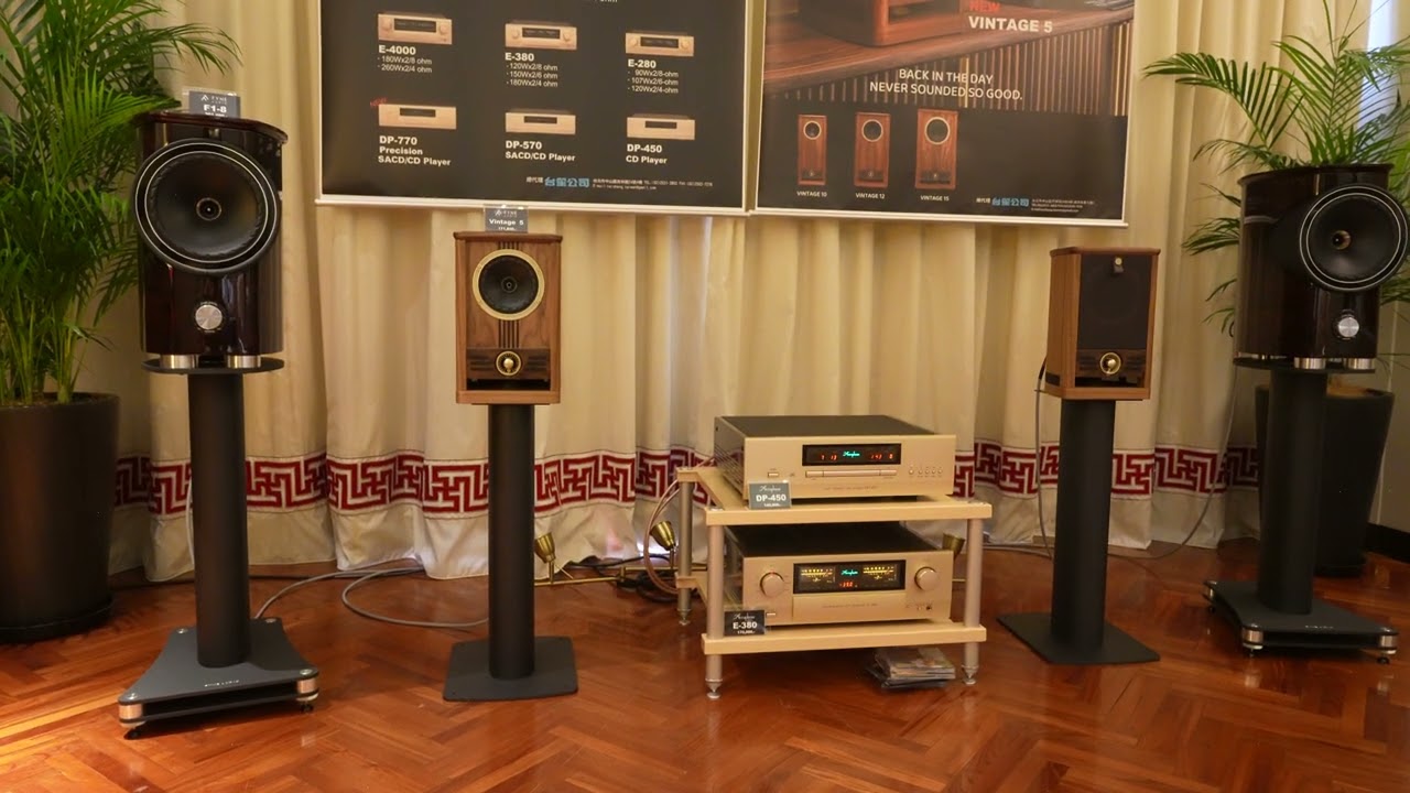 TAA 2024 - 台笙 - Accuphase 金嗓子 DP-450, E-380 / Fyne Audio F1-8