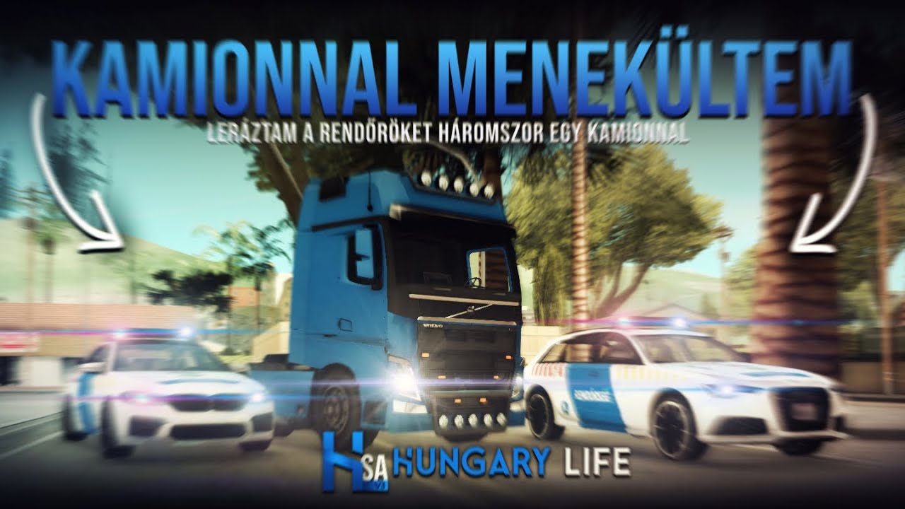 HL SA Style - VOLVO kamionnal RÁZTAM le a ZSARUKAT! 🤣 #23