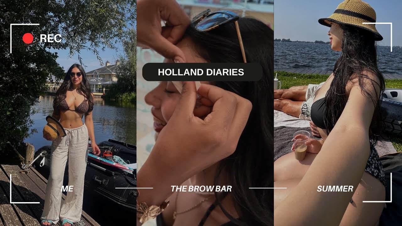 Hollanda'ya Yeniden Yaz Geldi☀️ | Benefit Brow Bar Deneyimim & Neden Video Çekemedim Dertleştik