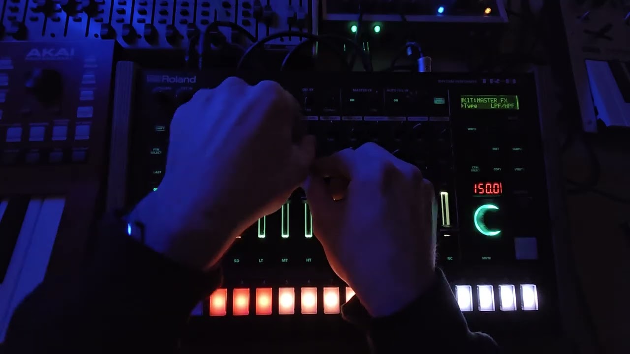 Roland TR8S raw Techno Jam 