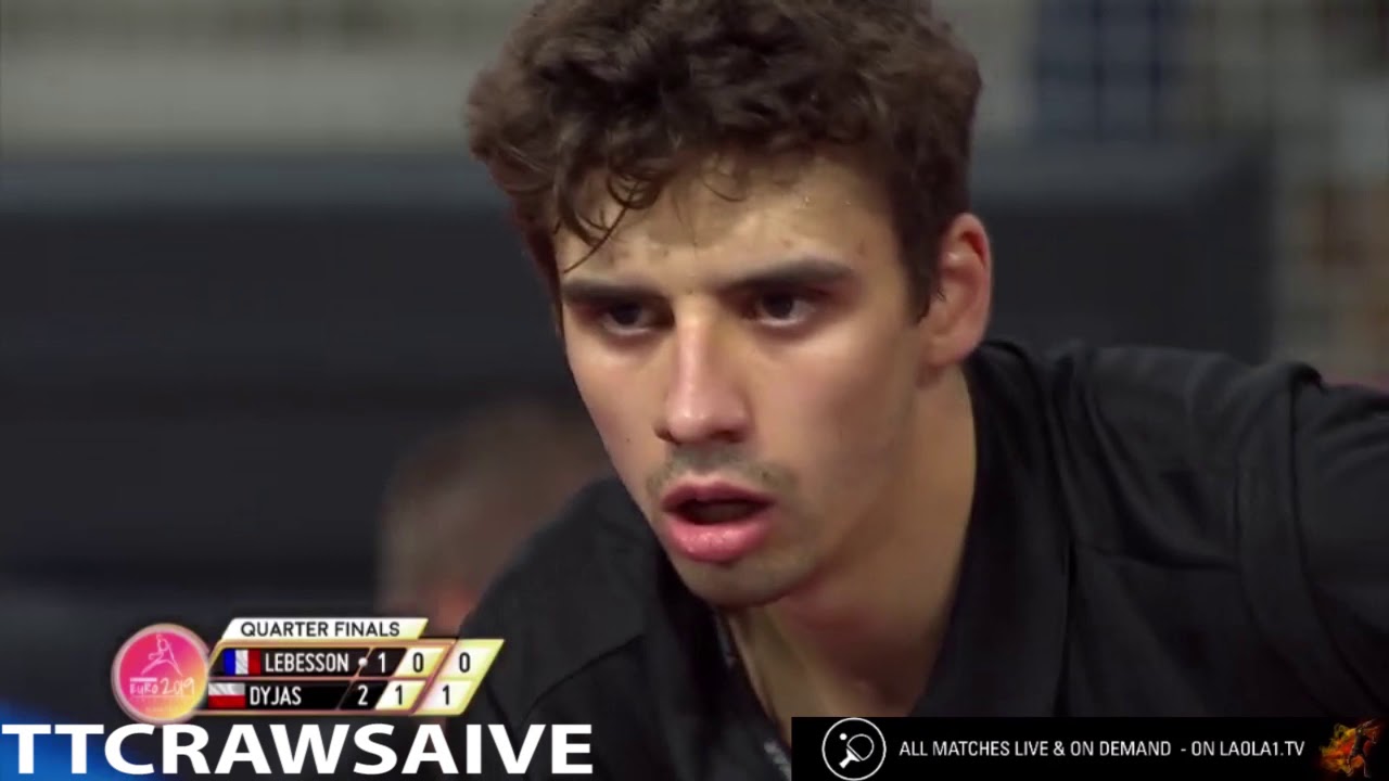 LEBESSON Emmanuel - DYJAS Jakub FULL MATCH | Team 1/2 2019 European Championships TABLE TENNIS