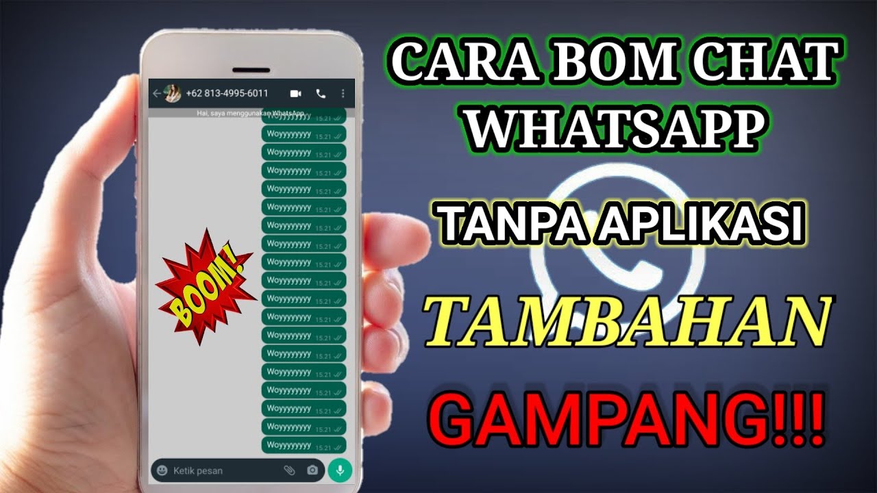 Terbaru!! Cara Bom Chat Whatsapp Tanpa Aplikasi Tambahan Di Wa Original