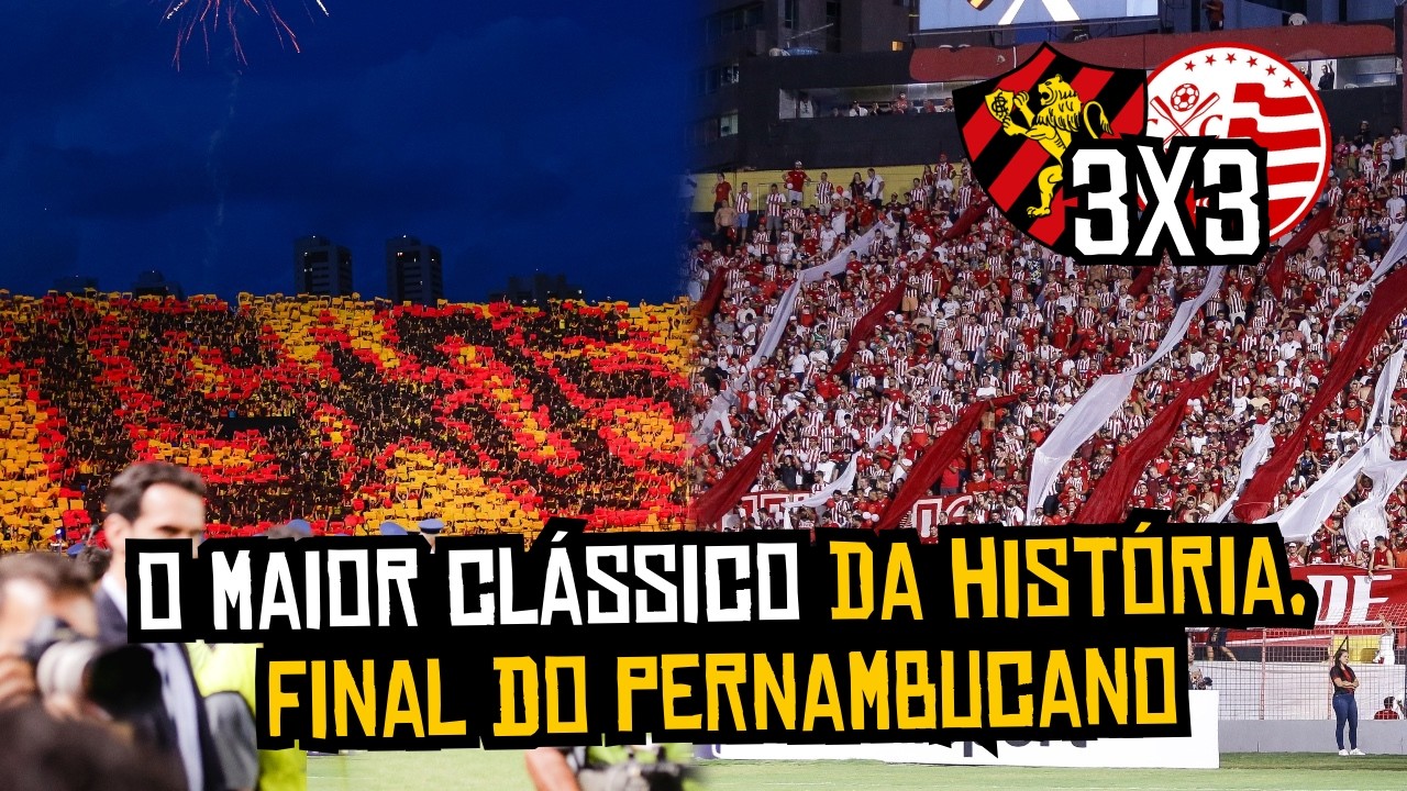 O MAIOR CLÁSSICO DA HISTÓRIA| SPORT 3x3 NÁUTICO | UM MALUCO NO ESTÁDIO