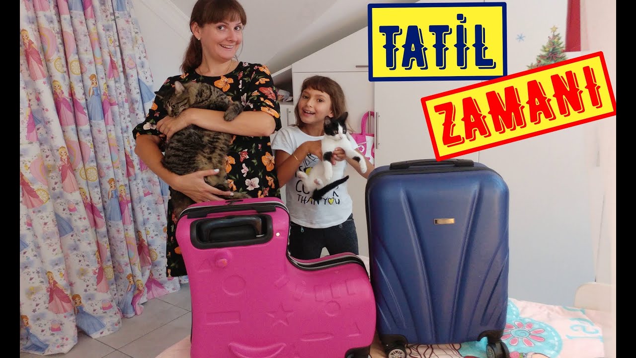PAMUKKALE KUŞADASI TATİLİ İÇİN VALİZ HAZIRLIYORUZ.KOVİD-19 ZAMANI TATİL VLOG Elif ve Eğlenceli Video