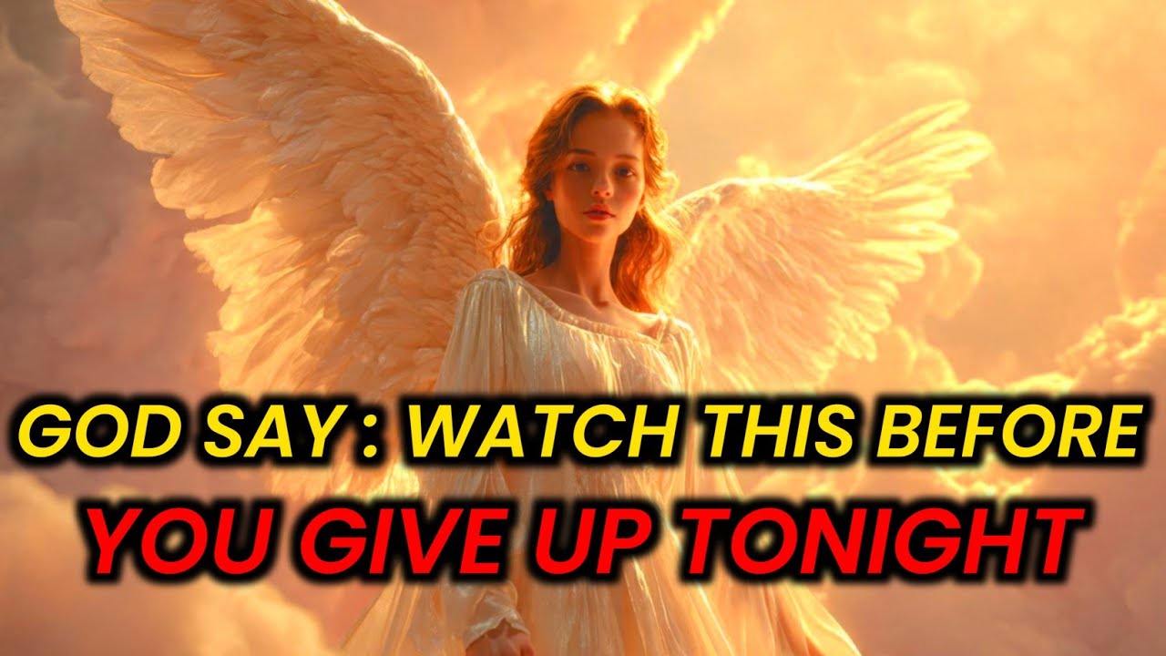 ✝️ Watch This Before You Give Up Tonight | God Message Today | A Message From Jesus