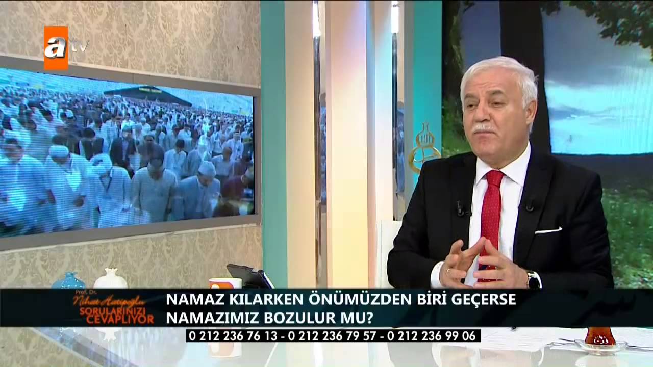 Namaz kılarken önümüzden biri geçerse namaz bozulur mu? - atv