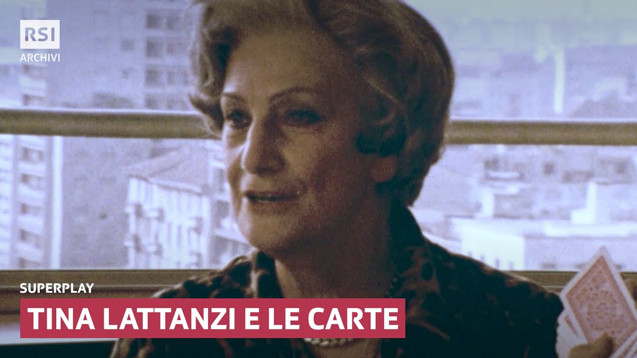 Tina Lattanzi e le carte (1977) | Superplay | RSI ARCHIVI