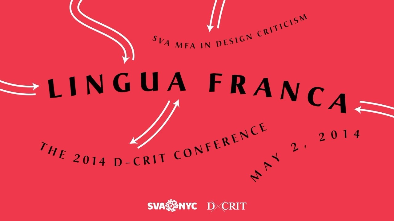 Alice Twemlow: Opening Remarks - Lingua Franca