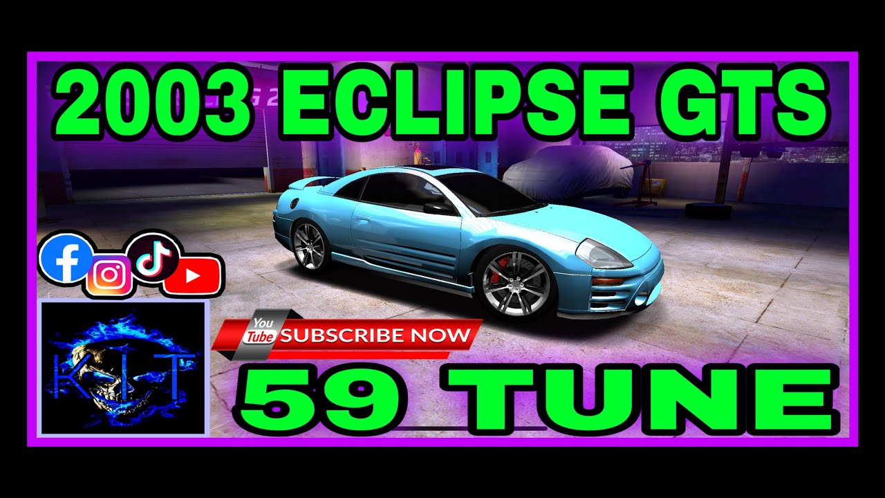 ⚡️ 2003 ECLIPSE GTS ⚡️ 59 TUNE….thanks for watching 👍 ( RUSH RACING 2 )