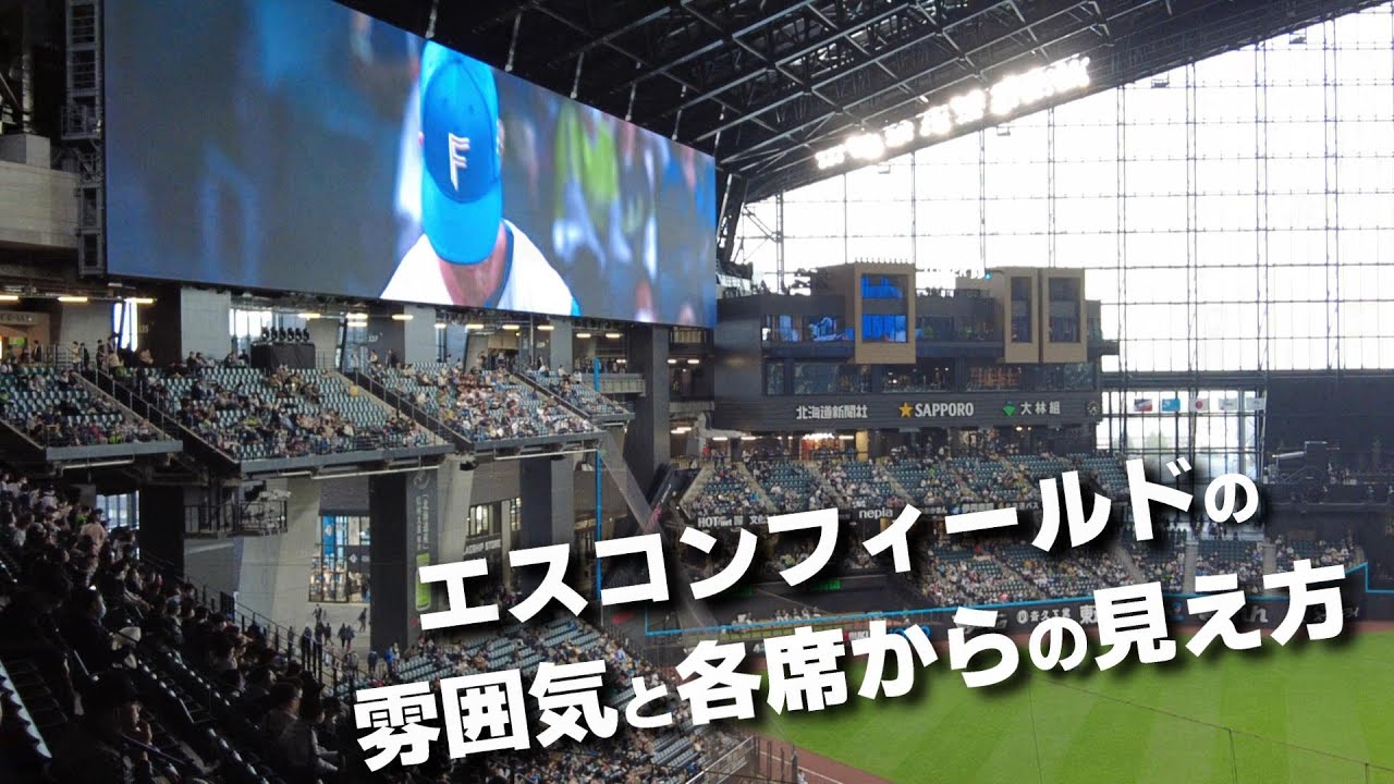 エスコンフィールドの各席からの眺望