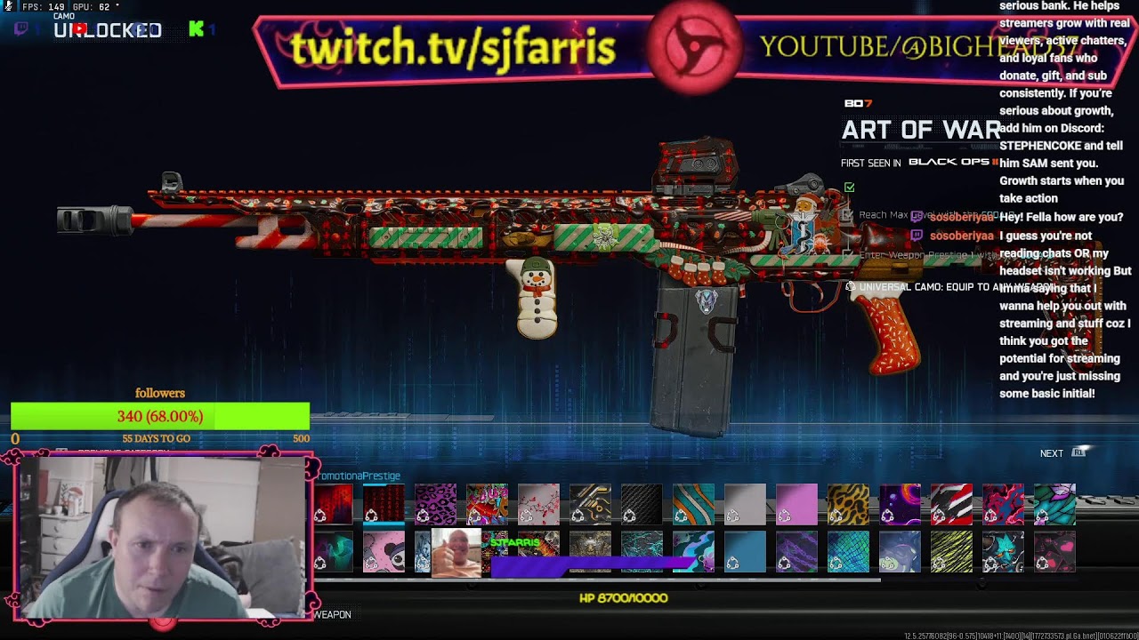 BLACK OPS 7 LIVE 18:30 TILL 22:00 MONDAY TO SATURDAY