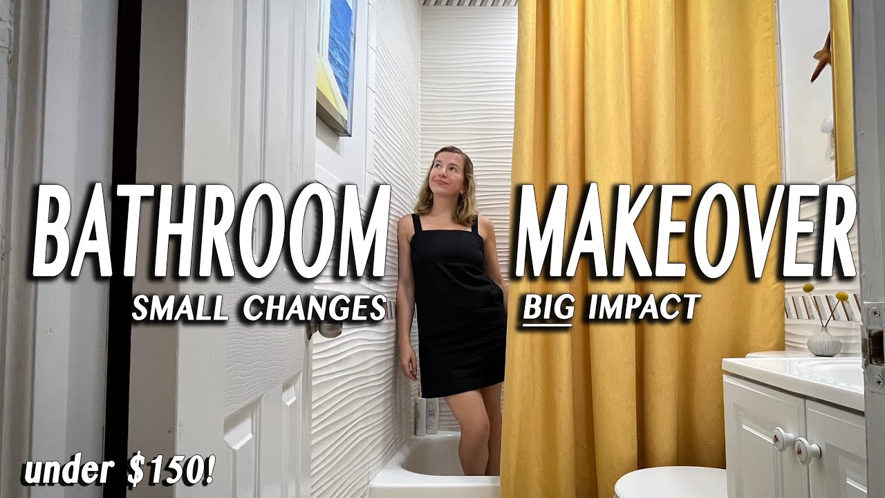 Designing my *tiny* 31 Sq Ft bathroom🚽