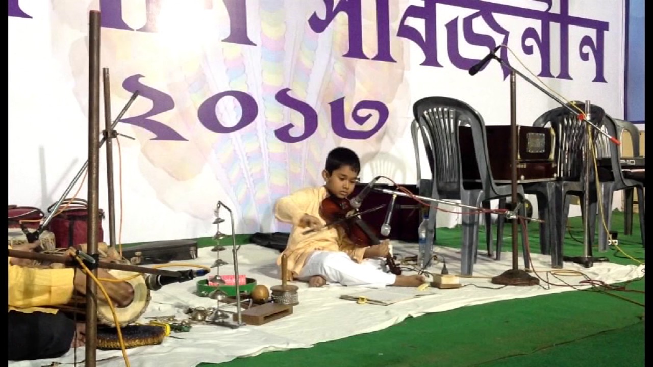 Raga Bhupali(Composed By Pandit Ravi Shankar),Violin on Trijit Pal and Bikash Pal in Pakhwaj.
