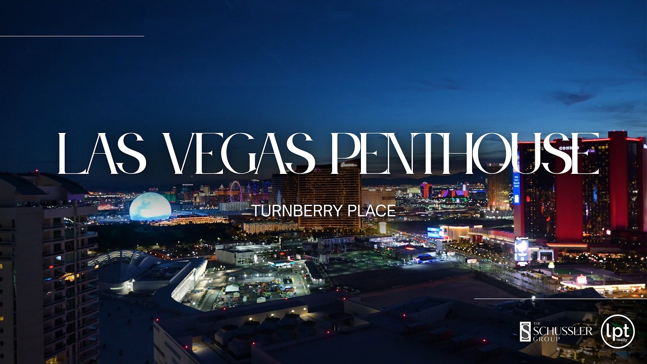 Inside a Luxury Las Vegas High-Rise Penthouse | 2747 Paradise Rd 3801 Tour