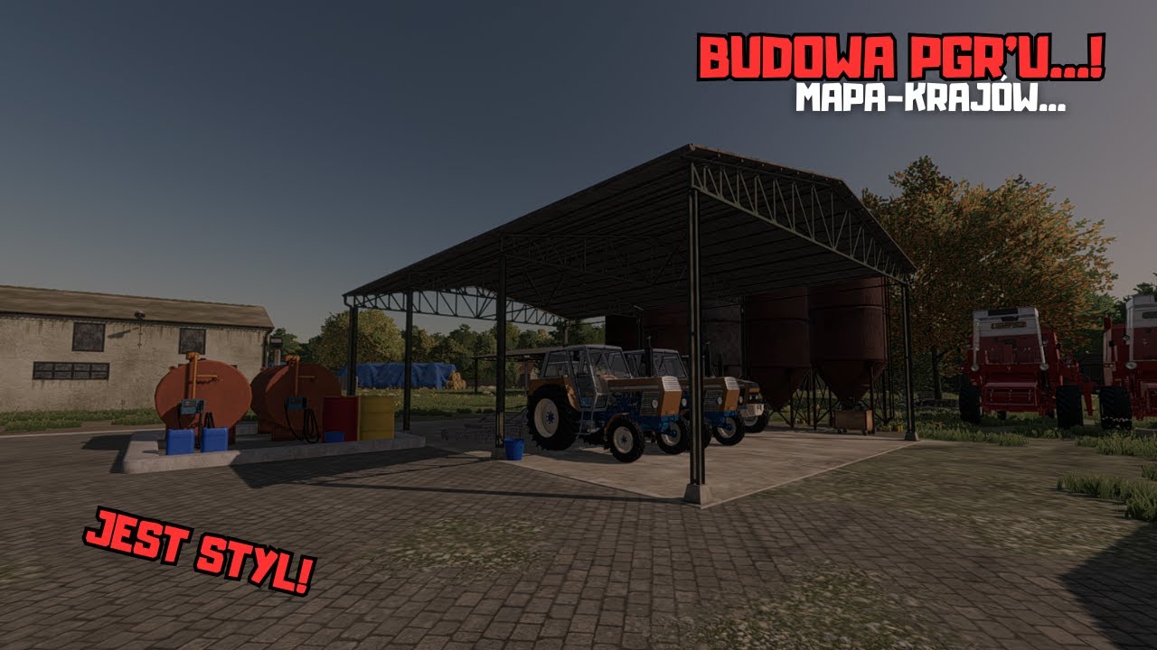 🛠BUDOWA PGR'U W KRAJOWIE🛠  MAPA- KRAJÓW I ŁAŹNIKI...!😱FARMING SIMULATOR 22✅️[BUILD FARM]