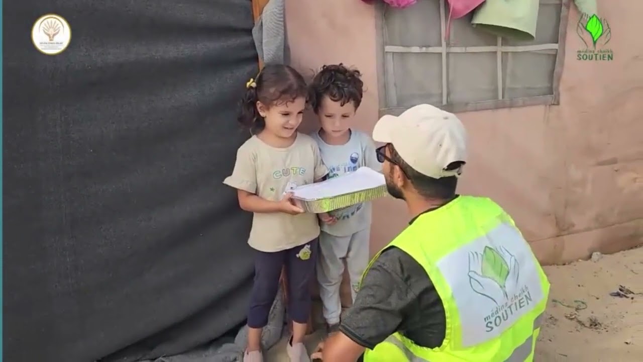 Distribution de repas à Gaza- Octobre 2025