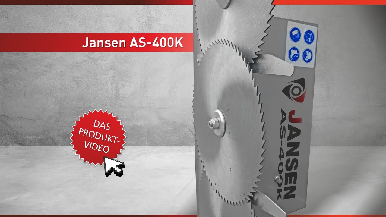 Astsäge (nur Kopf) Jansen AS-400K, Astschere, Traktor, 900 mm Breite, 3 Blatt