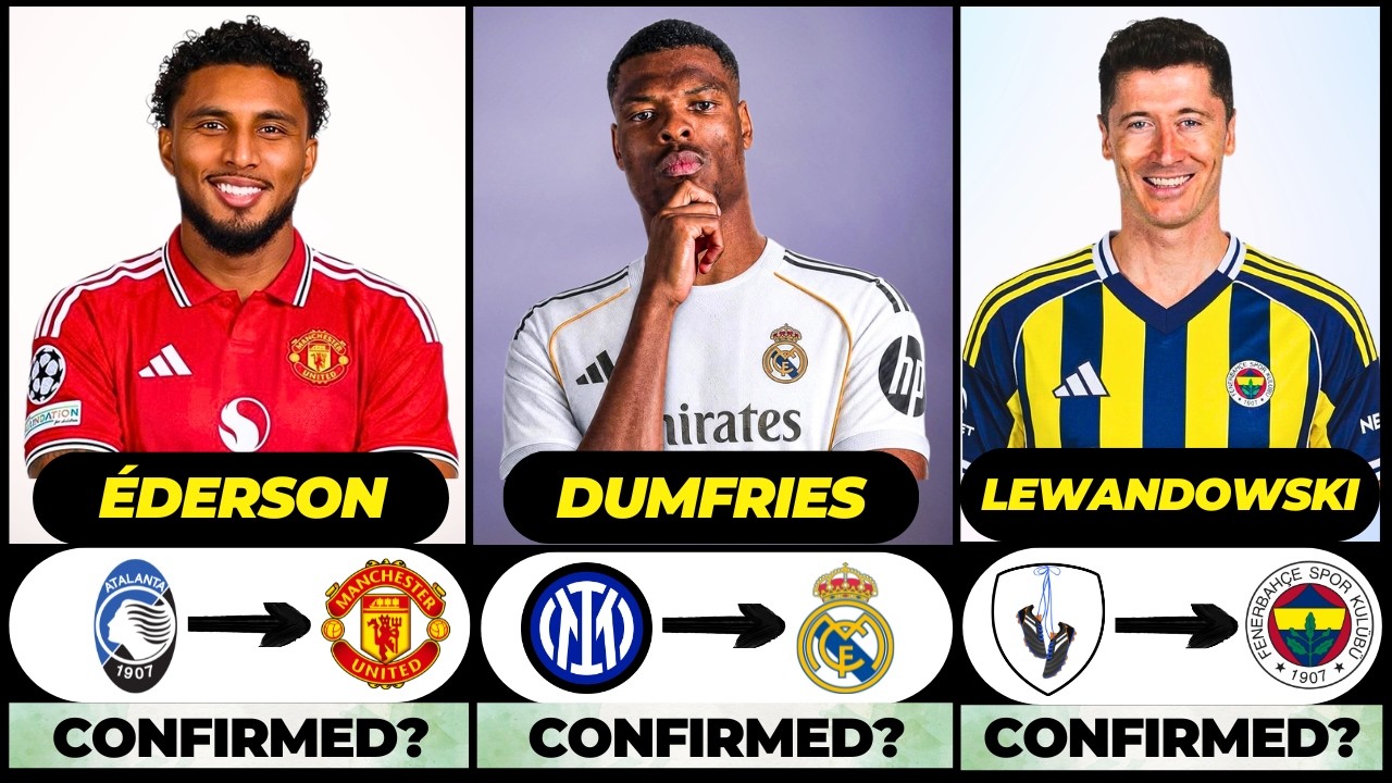🚨 NEW CONFIRMED TRANSFERS & RUMOURS! 🚨🔥 ft. Dumfries, Ederson, Lewandowski... etc