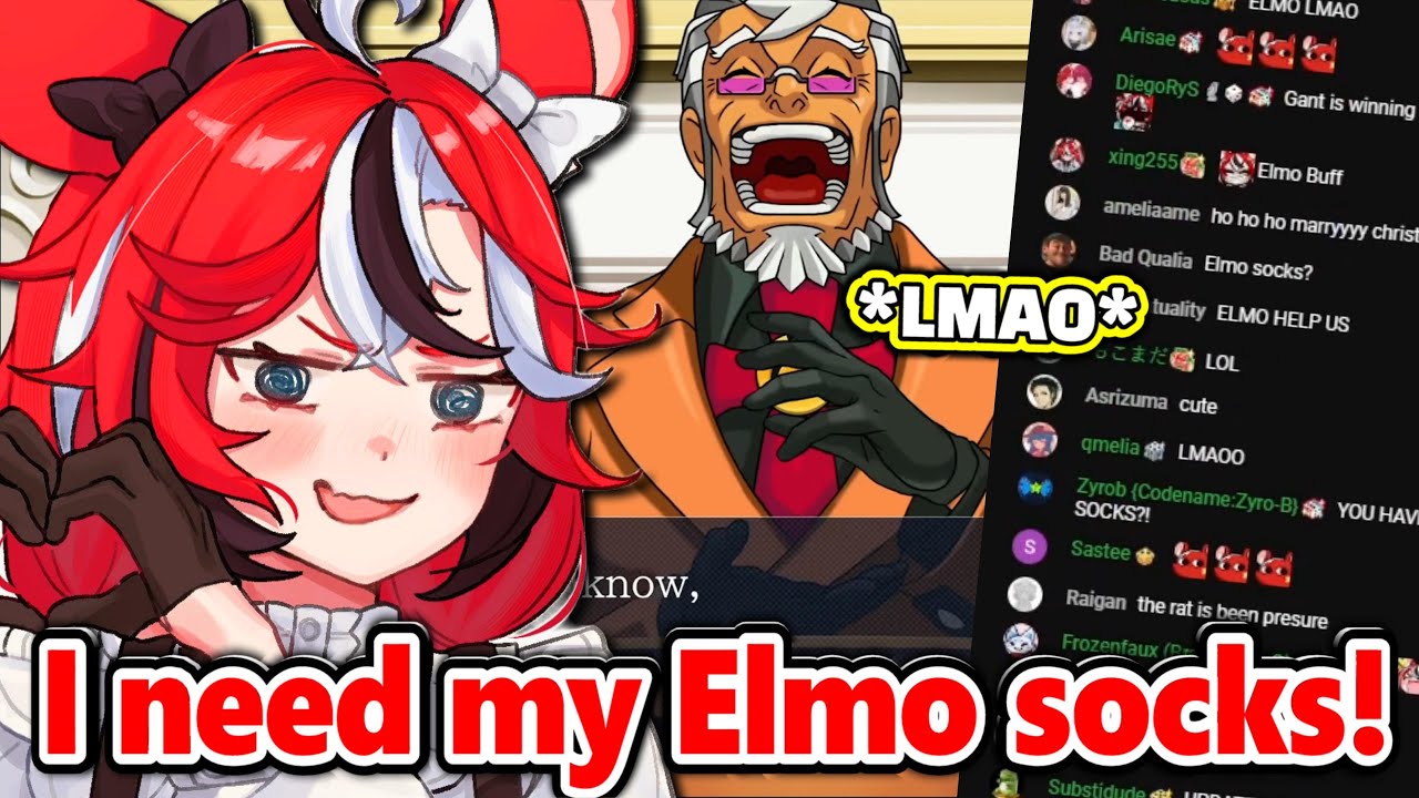 Chat Lost Their Mind when Bae Suddenly Put on her Elmo Socks in this Situation...