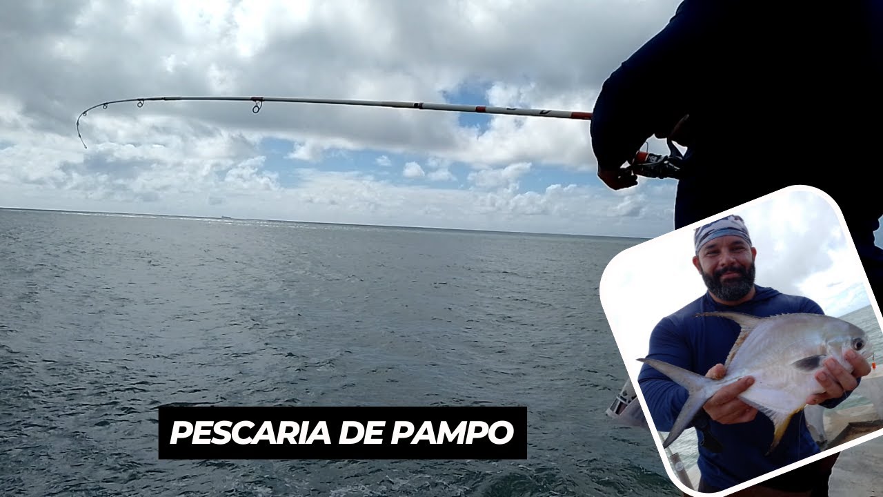 PAMPO - UBARANA - BAGRE, FISGOU TOMANDO LINHA, SÓ PEIXE BRUTO NESSA PESCARIA - PESCA DE PRAIA