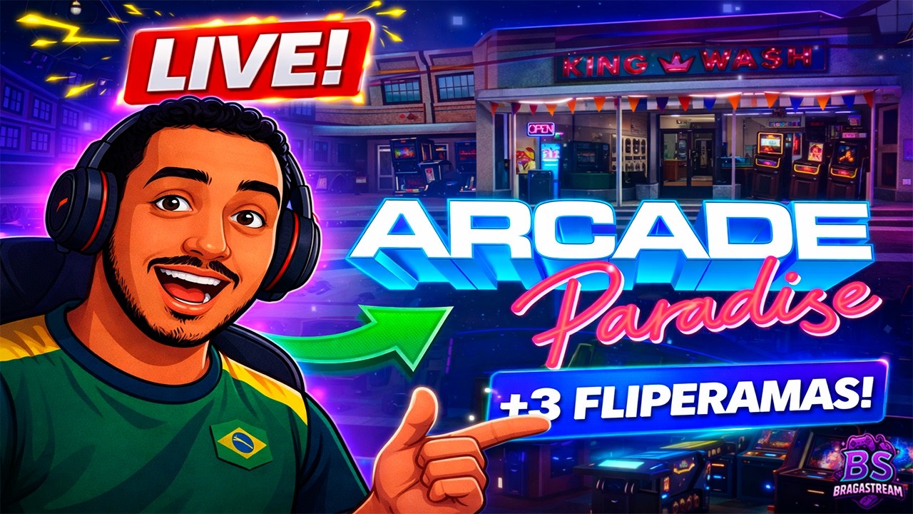 🟢 Jogando ARCADE PARADISE nao acaba mais nao ?kkkk