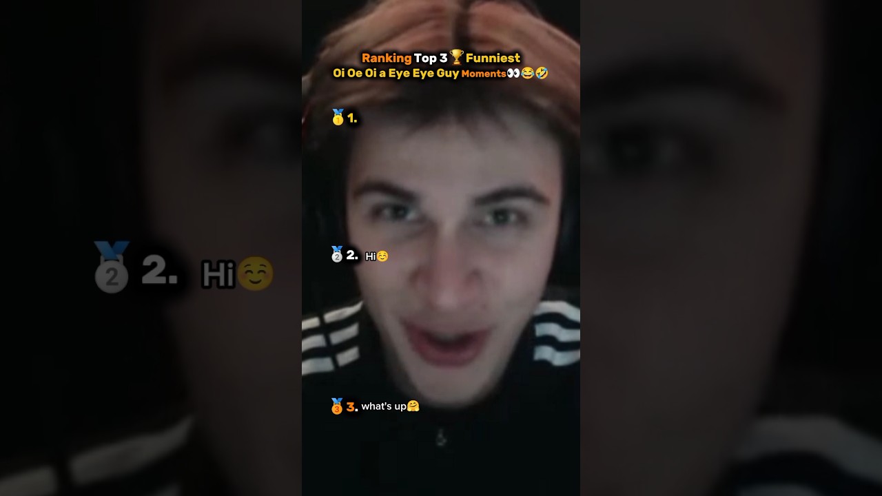 Ranking Top 3 Funniest Oe Oi Oe a Eye Eye Guy Moments🤪🤗🔥#funny #omegle