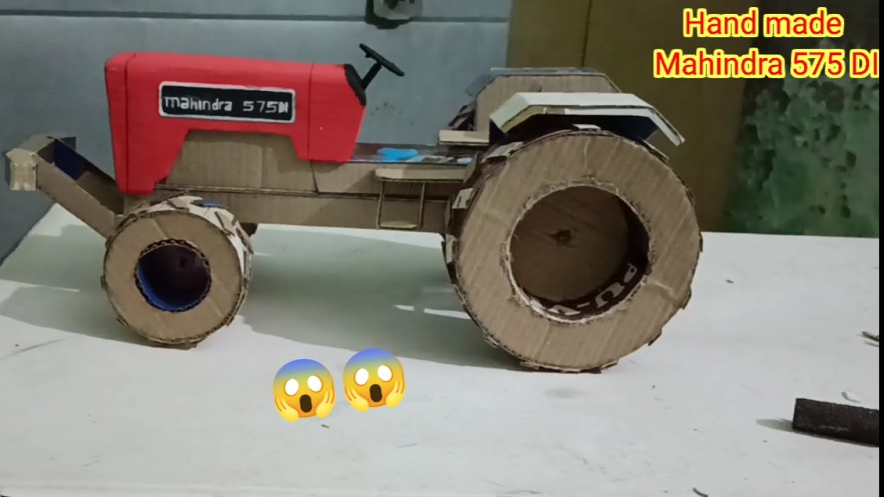 How to make Mahindra 575 DI🤔 #mahindra tractor kaise banaye 🤔#trending #koshish#time #mahindra lover