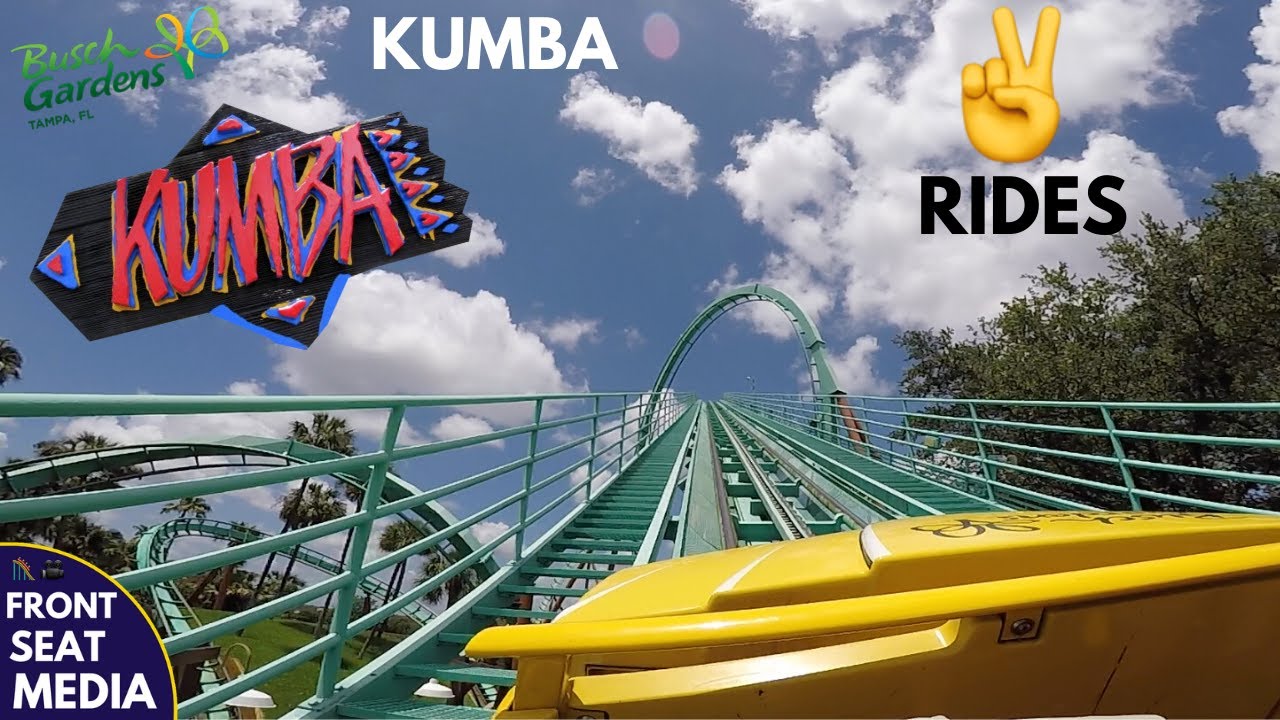 Two Rides on Kumba roller coaster at Busch Gardens Tampa Bay