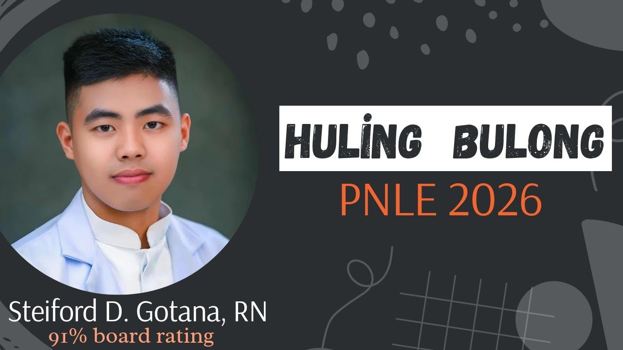 Huling Bulong Questions and Answers with Rationale for PNLE
