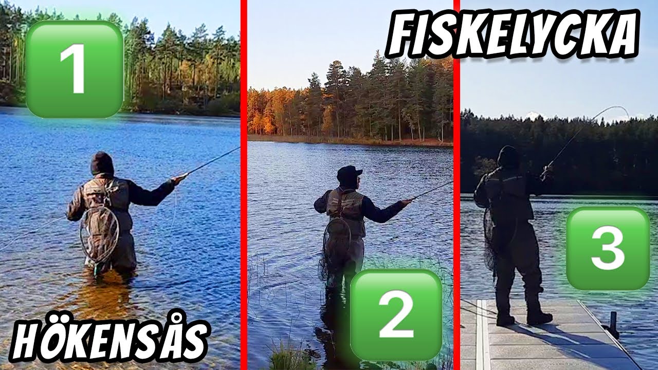 Utforskar 3 Sjöar i Hökensås | Fiskelycka