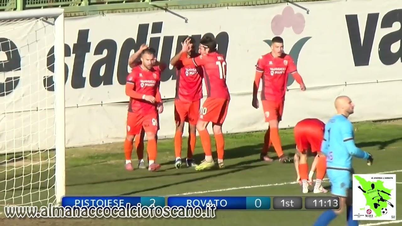Serie D Girone D Pistoiese FC - Rovato Vertovese 2-0