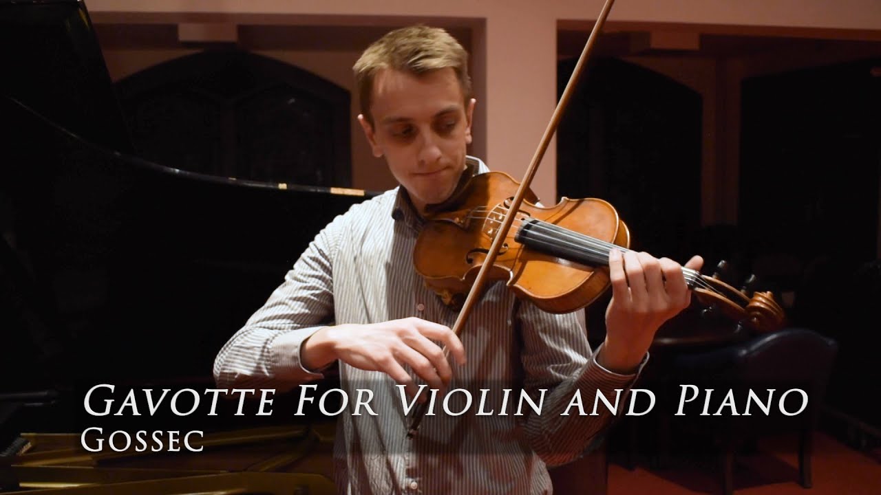 Gavotte for Violin and Piano, Gossec - Ostrega/Uhl