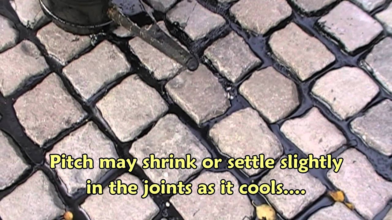 Pitch jointing for setts and cubes
