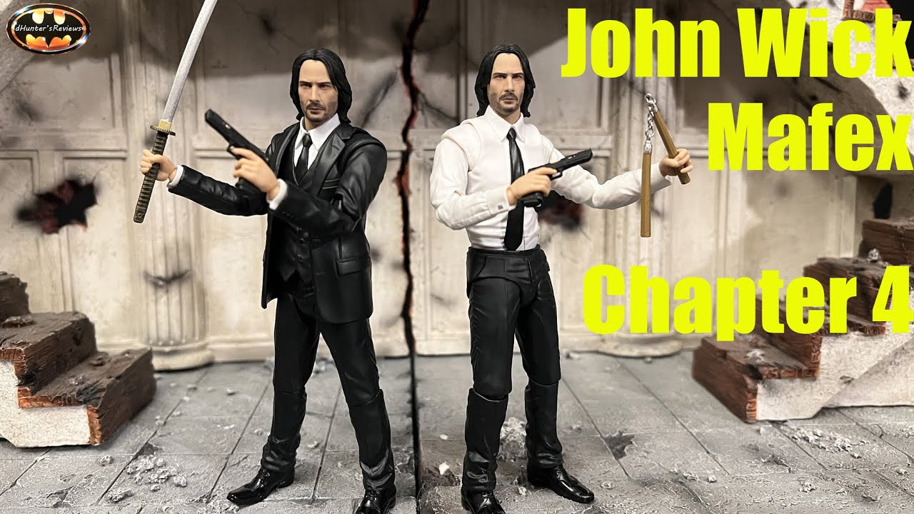 Mafex John Wick Chapter 4 Keanu Reeves Action Figure Review & Comparison