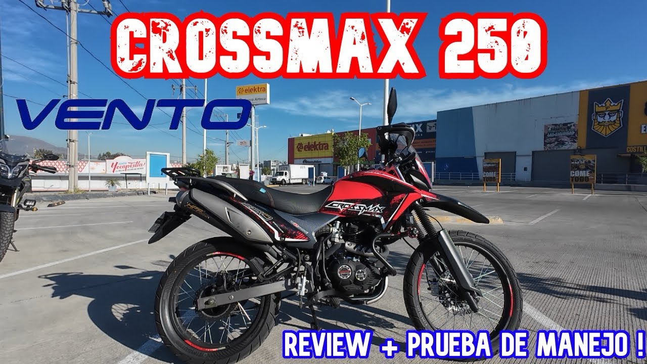 Vento Crossmax 250 - Una verdadera chulada para la ciudad - Review + Prueba de manejo !!