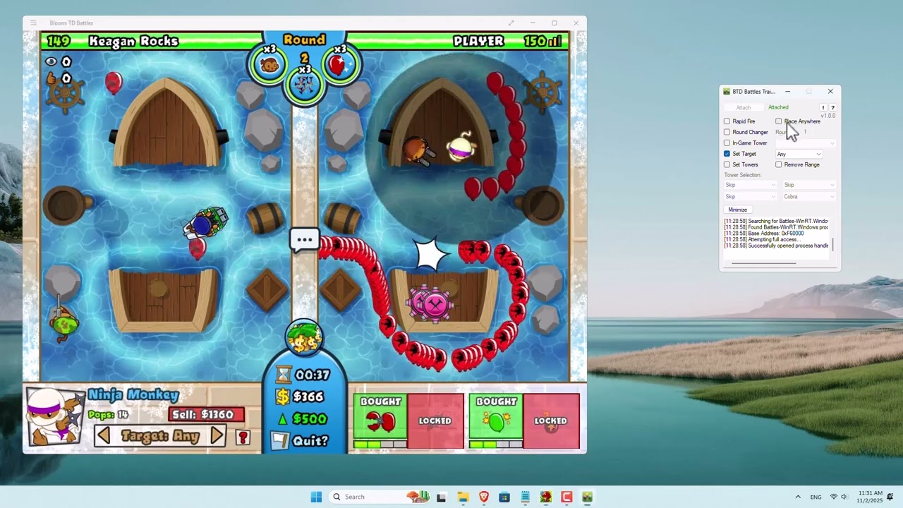 Bloons TD Battle | Trainer Hack | 2025.11.02